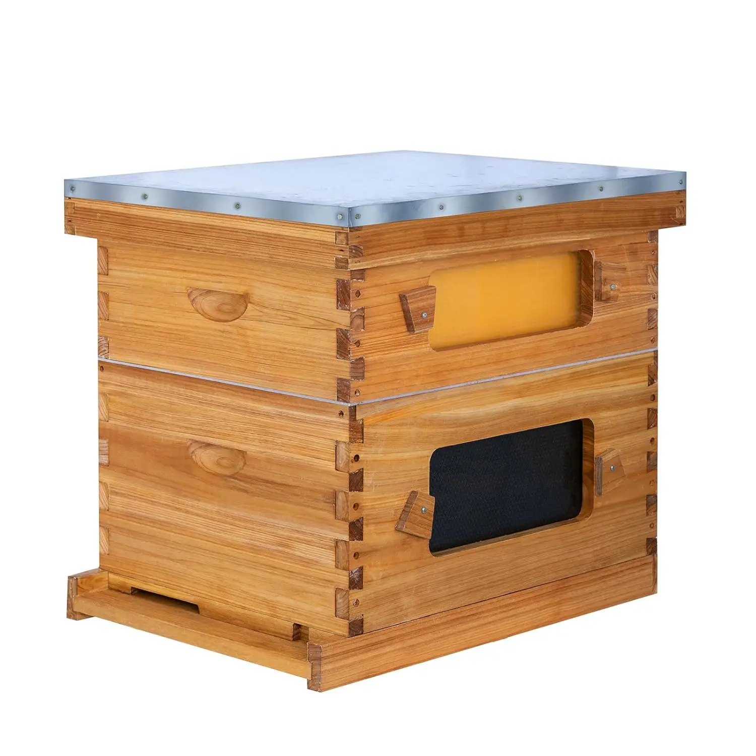 

Набор для пчеловодства на 8 рамок с окнами, ульи Лангстрота с восковым покрытием для пчеловодов, с ульем, на заказ