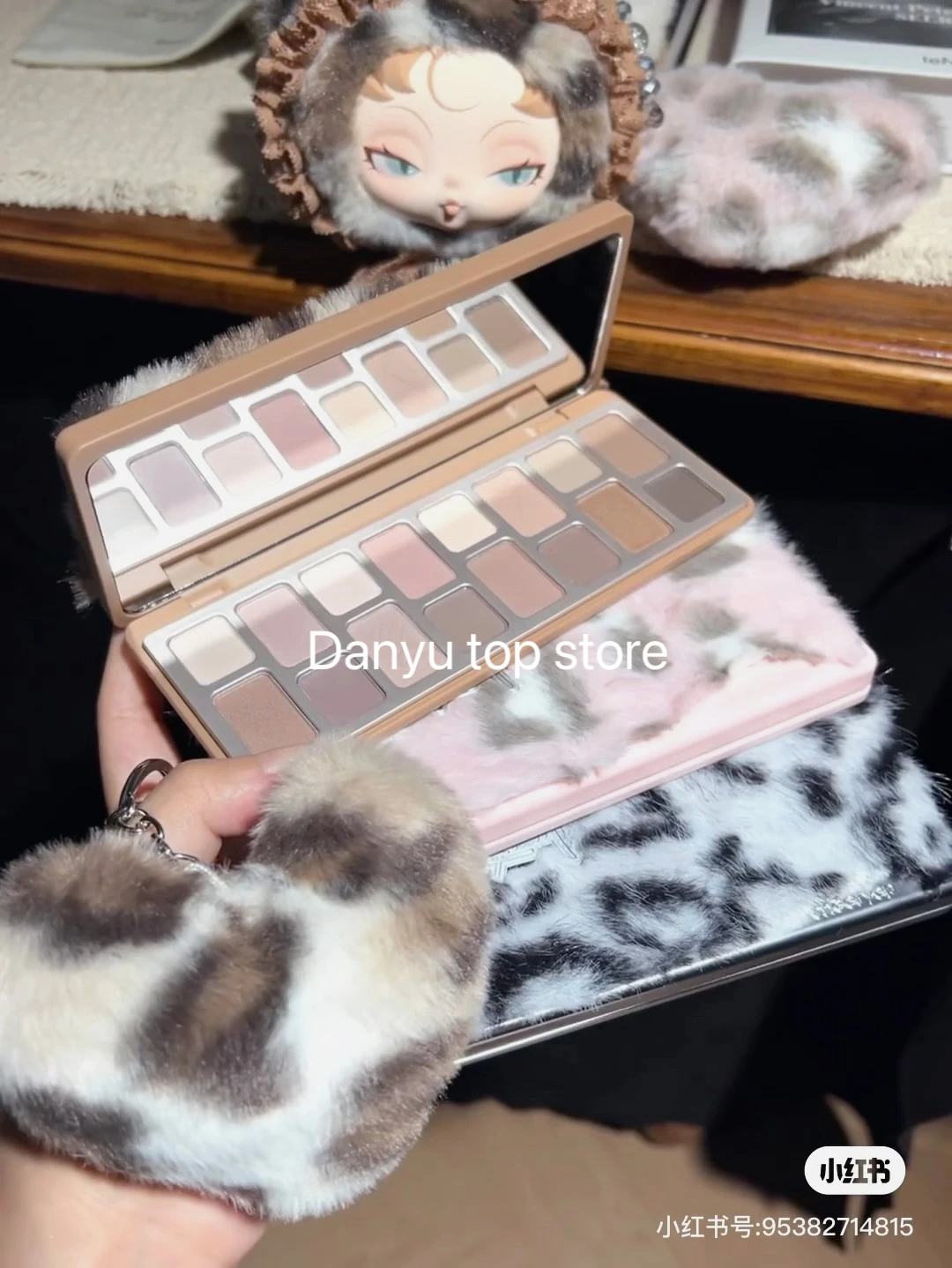 

Qianyan палитра теней для макияжа 16-цветные нейтральные тени для век пластина для макияжа земляного цвета матовые блестящие тени для век