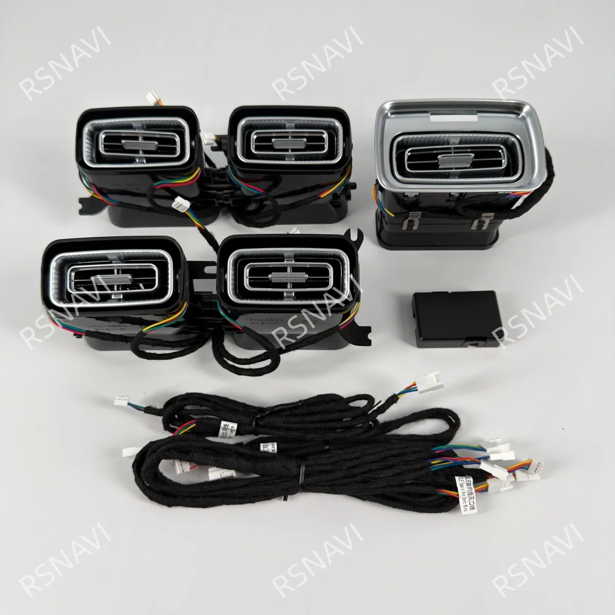 For Benz GLE GLS W167 2020-2026 64 Colour Air Vents Ambient Light Front and Rear Vents Decorative Light Retrofit Car Accessories