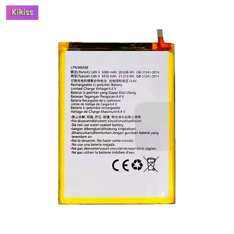 Replacement Mobile Phone Battery For Hisense HLTE216T LPN385536 5510mAh
