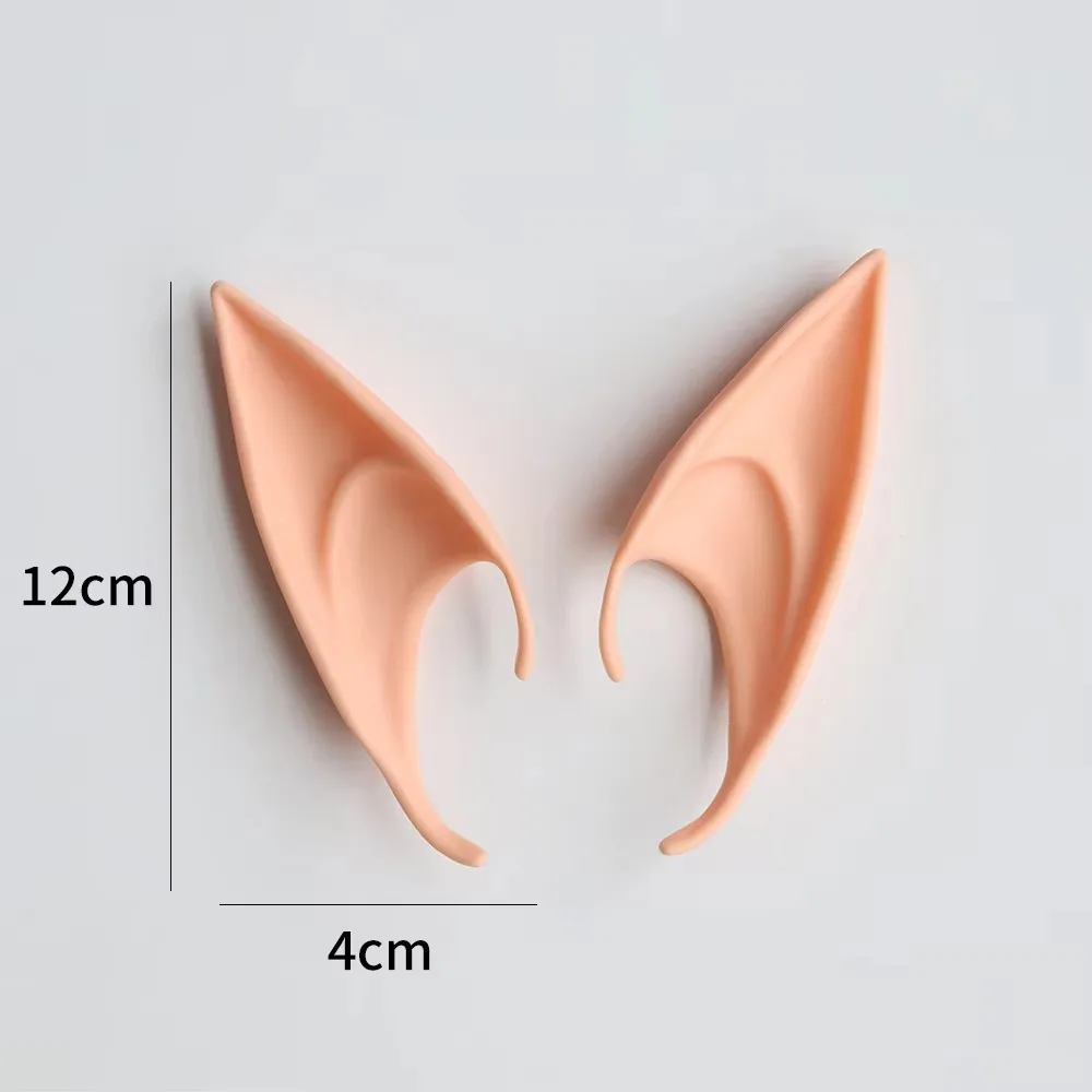 Mysterious Angel Elf Ears Latex Ears for Fairy Cosplay Costume Accessories Halloween Decoration Photo Props Adult Kids Toys - Image 3