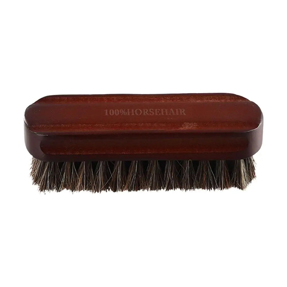 Car Detail Brush Original Horsehair Wood Brush Automotive Care Daubers Kit Details Leather Shoe Polish Brushes Boots Clean W1Z0