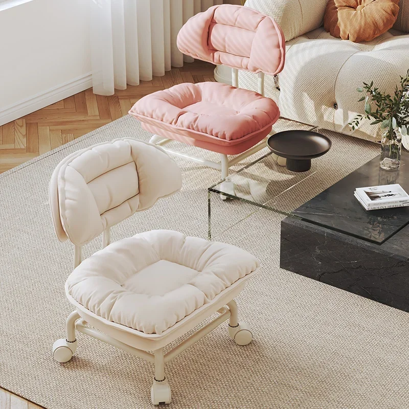 

Universal wheel small stool home pulley low Internet celebrity multi-functional beauty seam shoe stool small chair t