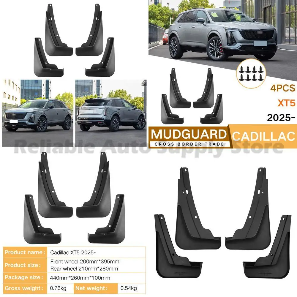 

For Cadillac XT5 2025 Mud Flaps Fender Liners Auto Accessories Premium Quality Durable Protection Top Rated OEM Style Replacemen