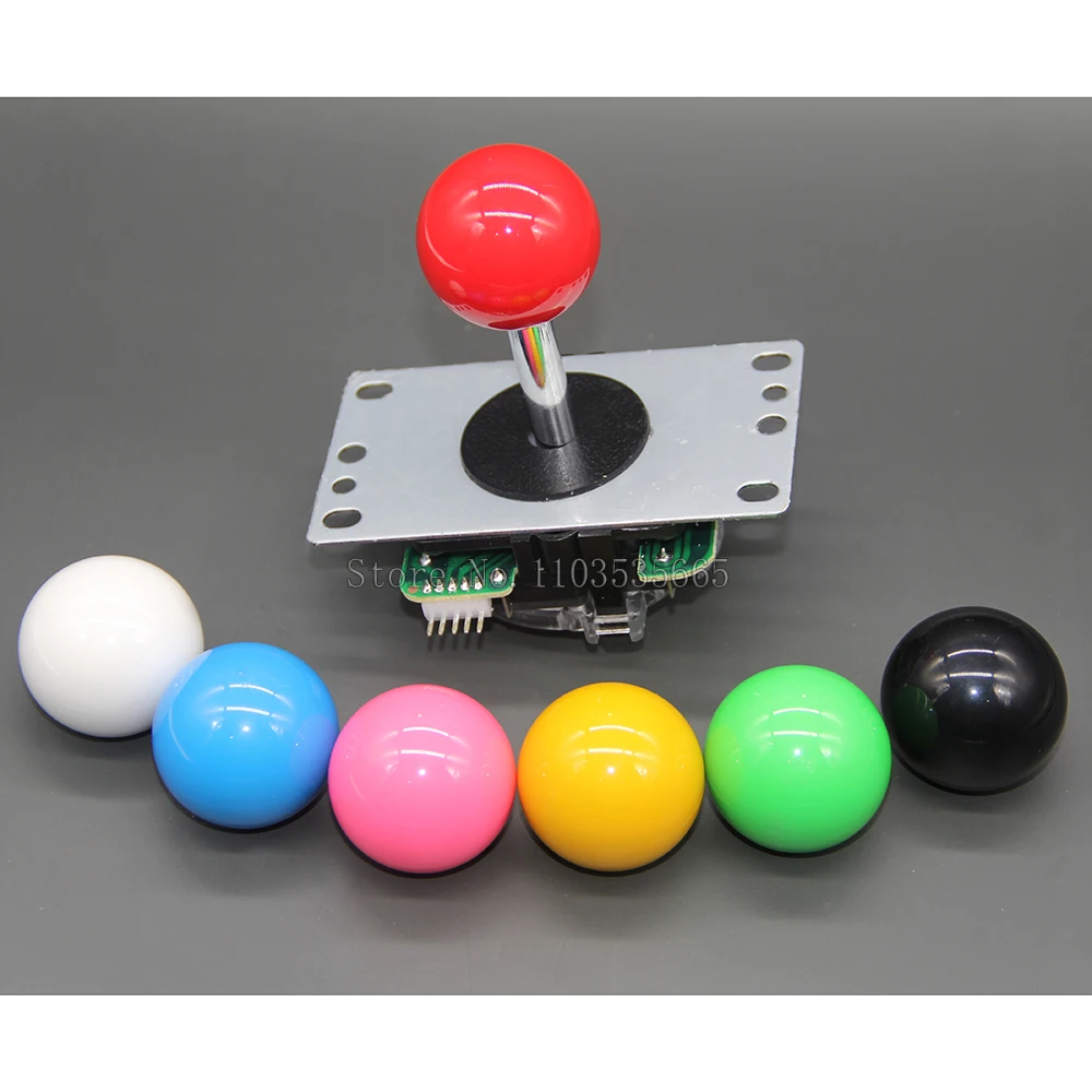 2 stücke 5 Pin Joystick Game Stick Arcade 8-Wege-PC ps3 Himbeer Pi Griff Konsole DIY Teile Zubehör für Arcade-Spiele konsolen