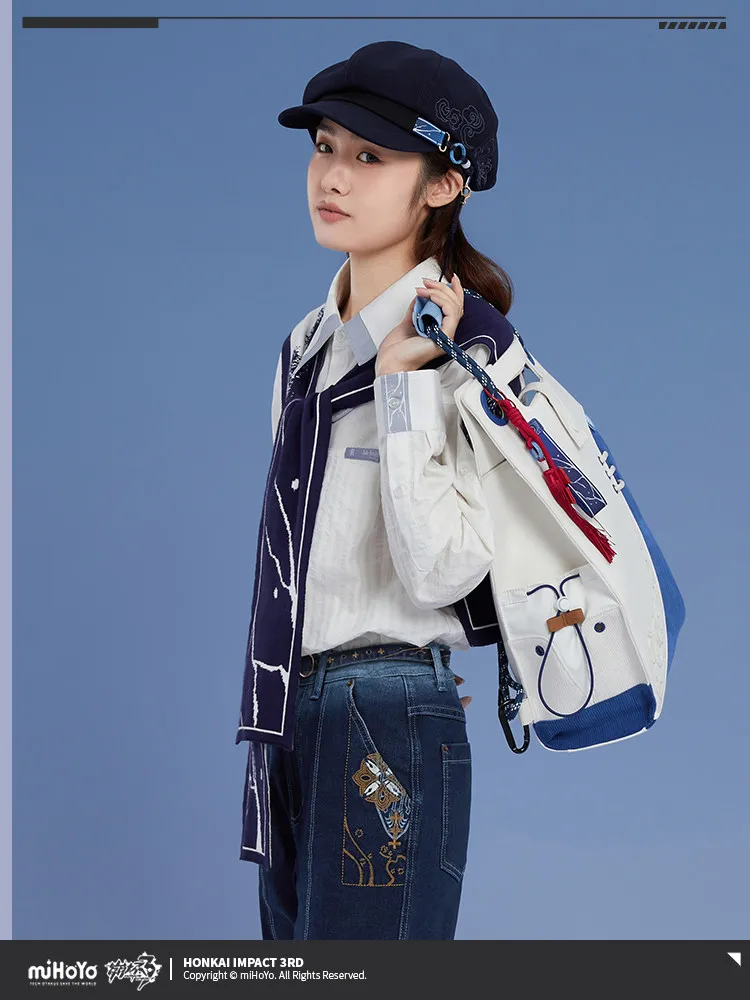 

Origianl Jade Knight Series Shoulder Bag Honkai Impact 3rd Li sushang Unisex Backpack Cosplay Costume Accessories Birthday Gift