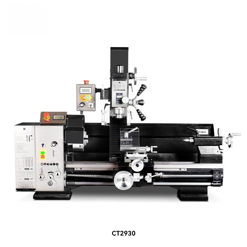 CT2930 Multifunctional Machine Tool, Turn Drilling and Milling 3-in-1 Small Lathe Milling Machine Drilling Machine Ordinary
