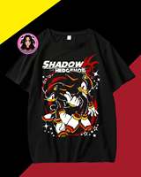 Sonics Men's T-Shirt Adult Short Sleeve Cool Comfortable Fashion Top Anime Movie Graphic Print Shirt PartyGift Fashion Y2K Top