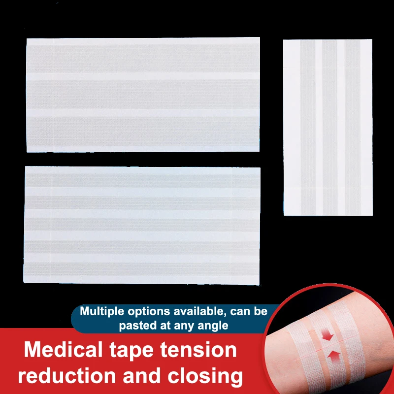 New 3/5 Strips 7.5/10cm Stitch Free Adhesive Sterile Medical Bandage Strips Wound Closure Tapes Skin Repair Surgical Sutures