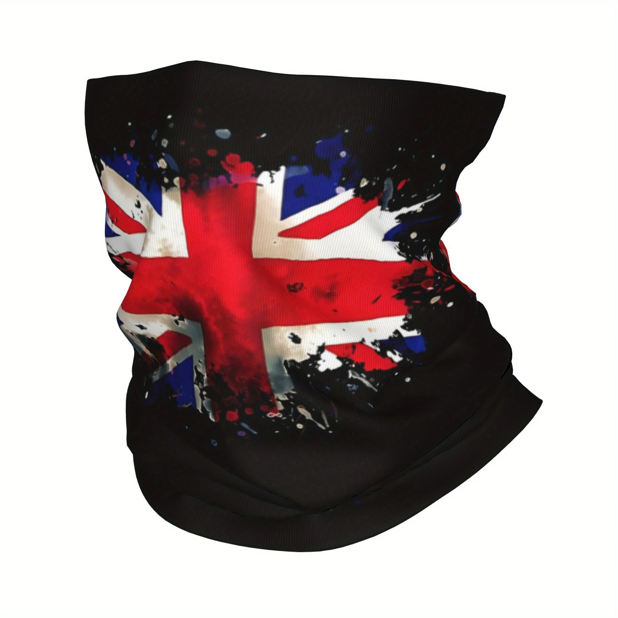 

Union Jack United Kingdom Flag Scarf Neckerchief Neck Face Mask Polyester for unisex ourdoor face mask
