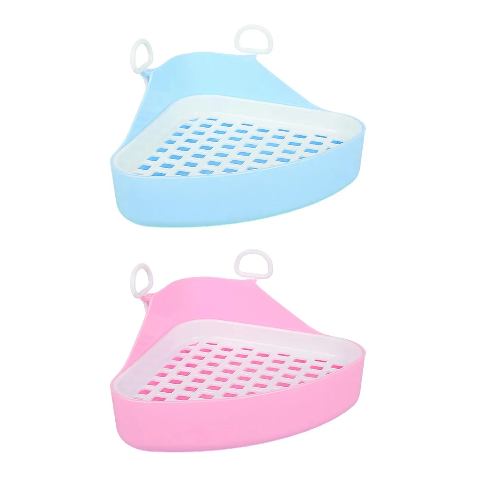 Triangle Potty Trainer Pet Pan Corner for Hedgehogs Ferrets Hamsters