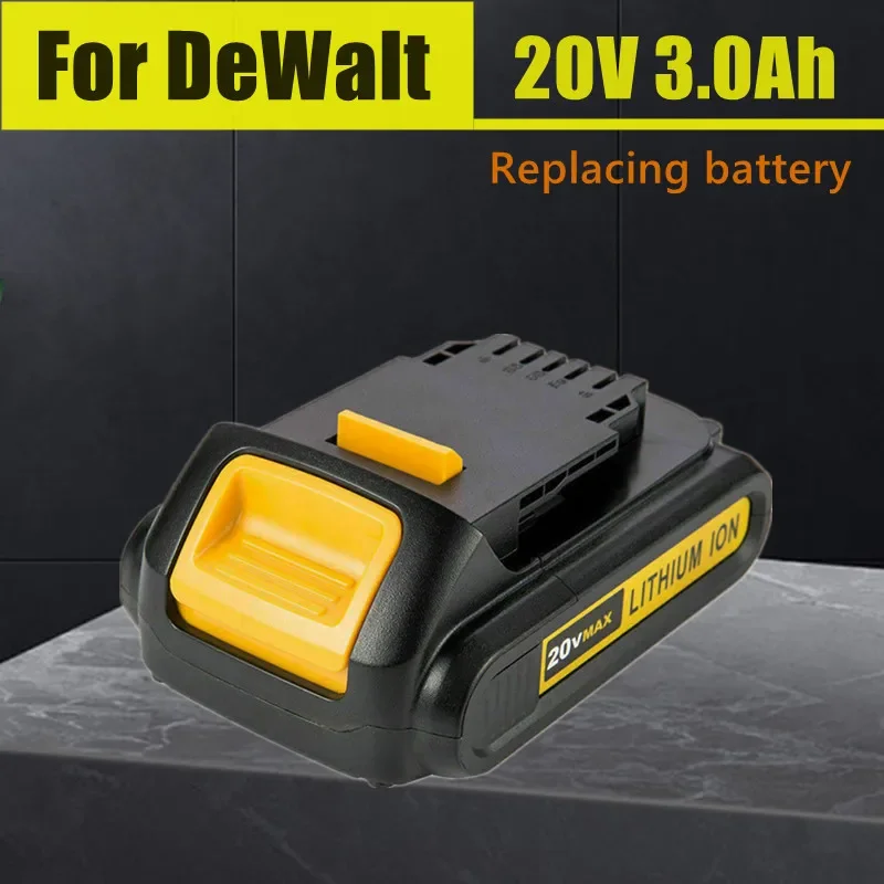 

DCB201 20V 3000mAh Lithium Battery Replacement for DeWalt 18v 20Volt Max Lithium Ion Battery DCB206 DCB205 DCB203 Power Tools