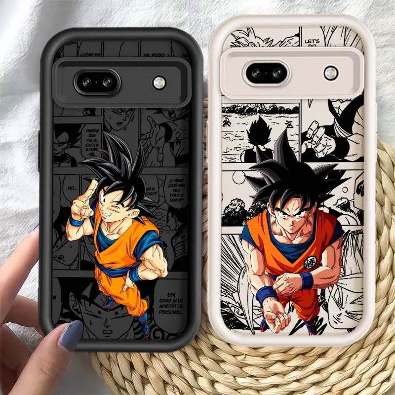 

D-Dragon Ball Cool Son Goku Cover For Google Pixel 9 8 7 8A 7A Pro XL Eye Ladder Phone Case