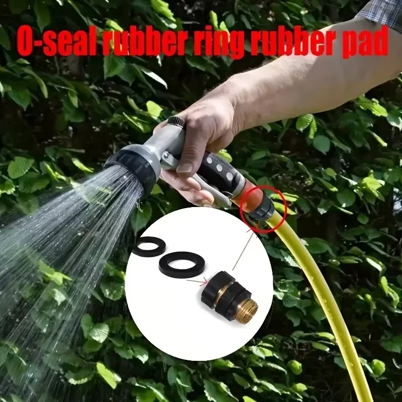 10Pcs Bulk Shower Hose Washers Heavy Duty Rubber O Ring Gaskets Heat Resistant Faucet Seal Replacement Parts