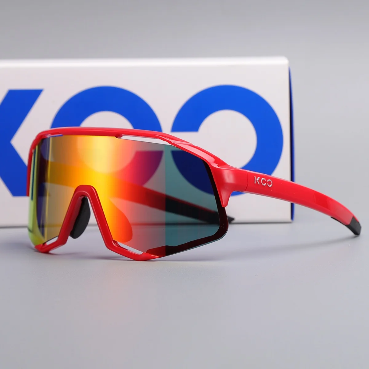 KOO Polarized Cycling Sunglasses Anti Fog UV400 Sports Glasses Shield Lens for Road Mountain Bike Riding Running Unisex