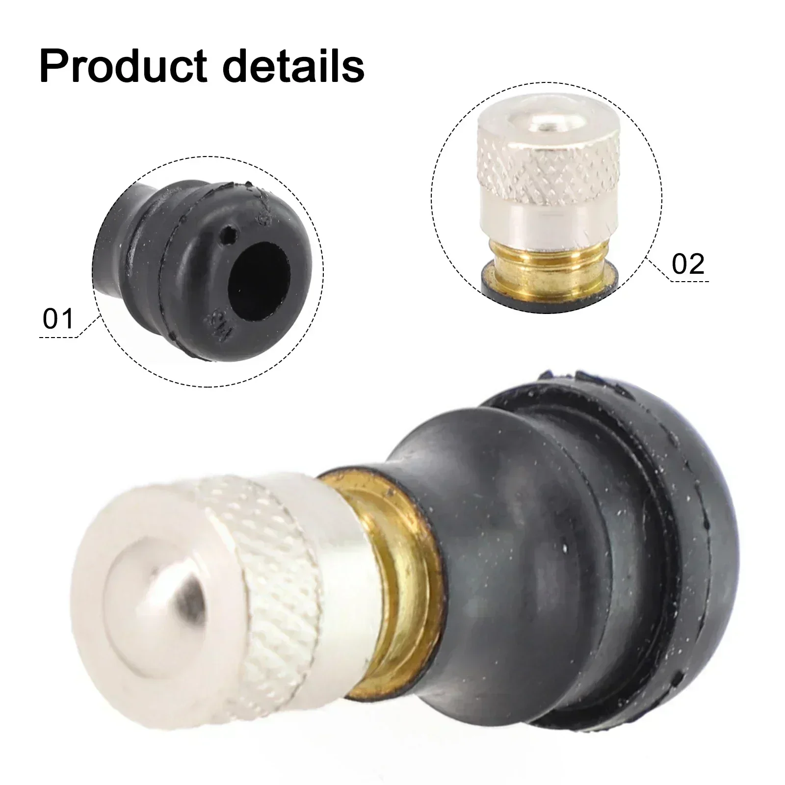 Vacuum Tubeless Air Valve Electric Scooter Accessories Fittings Nozzle Spare Parts 1 Piece High Quality Hot Best