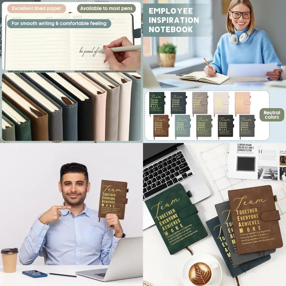 

Набор из 20 кожаных блокнотов формата А5 для распознавания сотрудников — подарки с благодарностью для команды, учителей и волонтеров.