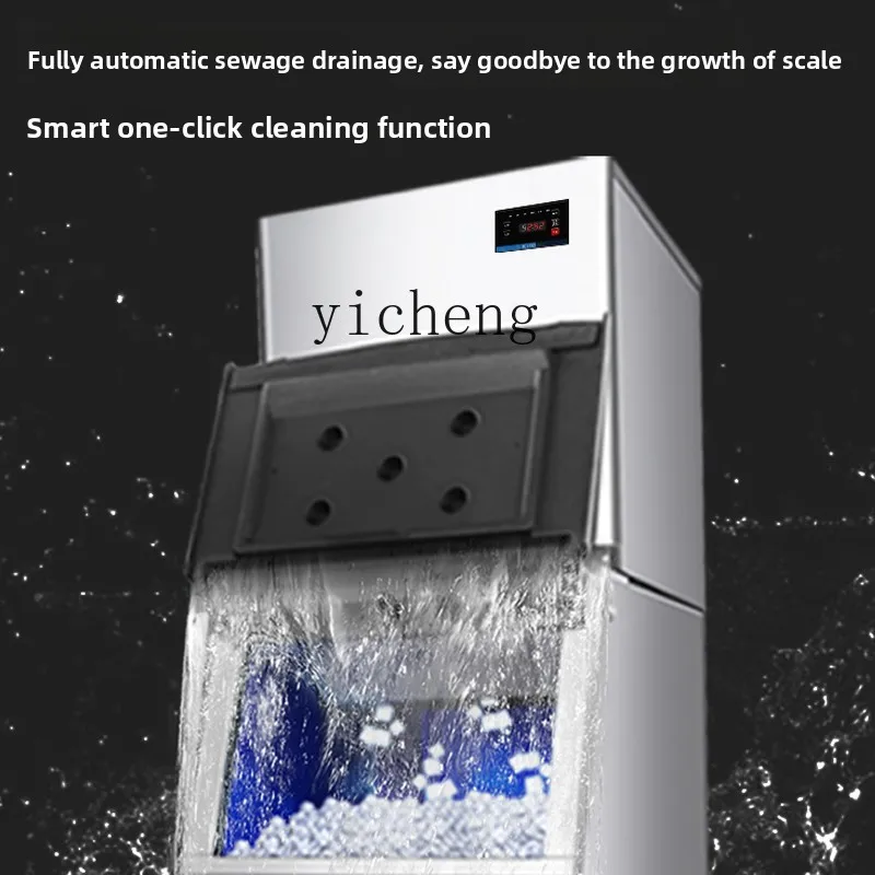 TQH Ice Machine Commercial Milk Tea Shop Bar Large Large Large Capacity Small Automatic Square Ice Cube Making Machine