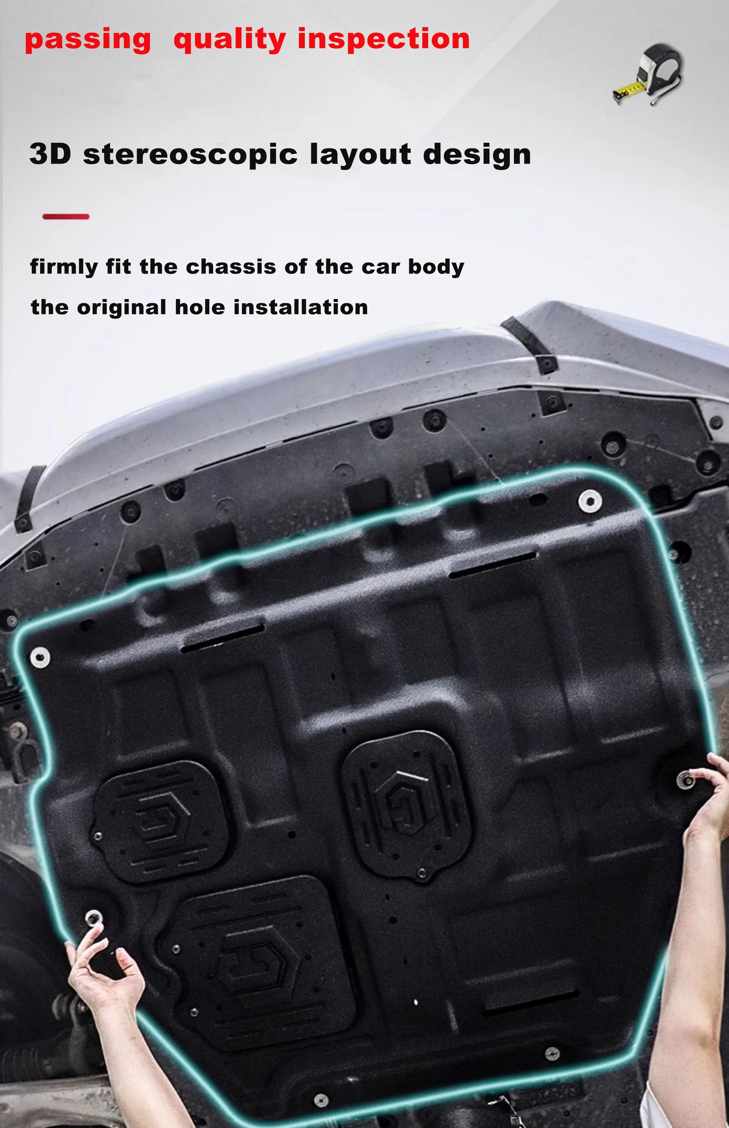 لهوندا CRV 2007-2011 المنغنيز الصلب تحت جهاز حماية المحرك غطاء المحرك محرك درع اكسسوارات السيارات. #4