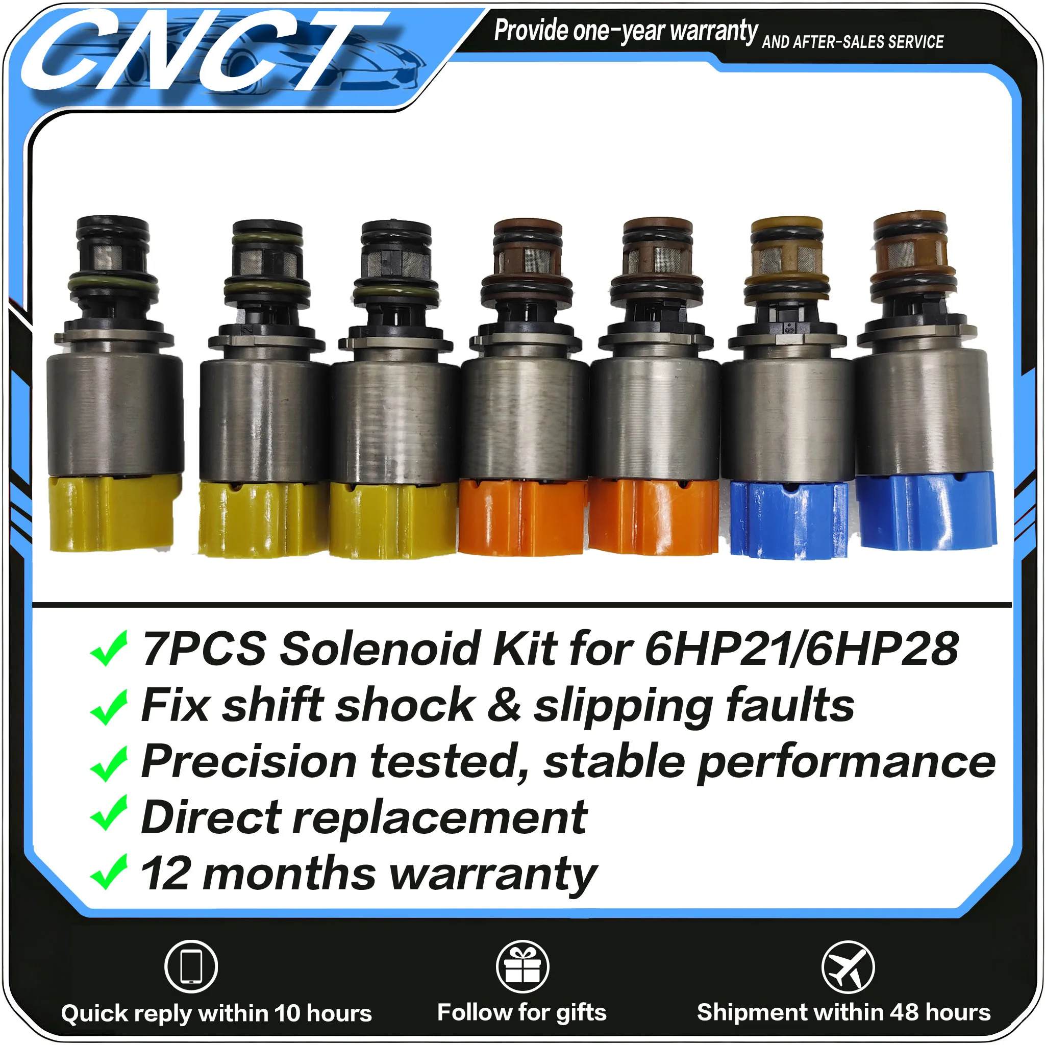 100% Original 6HP21 6HP28 Transmission Solenoid Valve Kit 1068298046 For BMW Audi Jaguar Land Rover X3 X5 X6 A4 A6 Q7