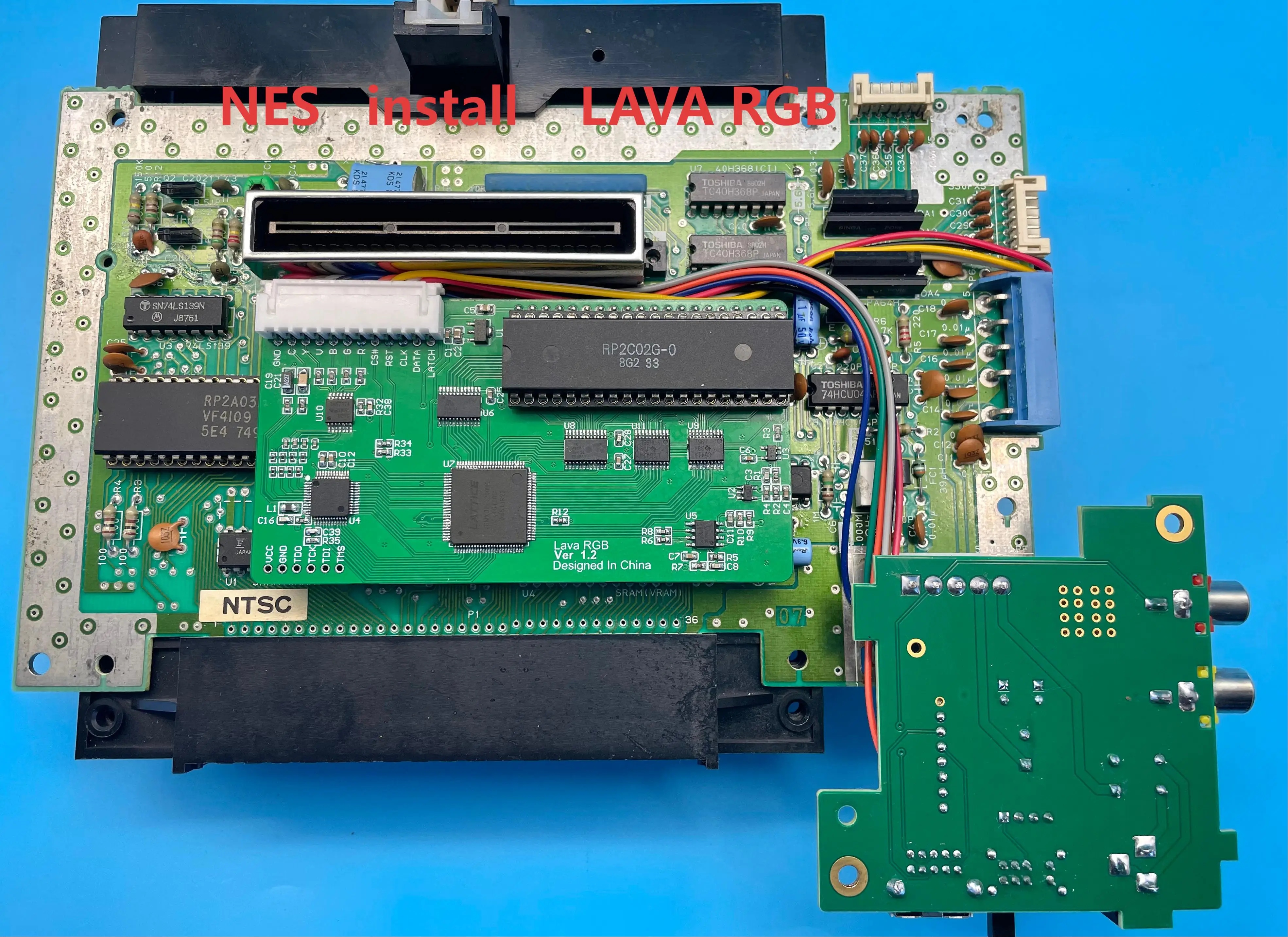 ملحقات ألعاب الفيديو Famicom Nes Av Famicom Retro Rgbfc Rgb Fc Nesrgb Lava Rgb الإصدار 2.0 #3