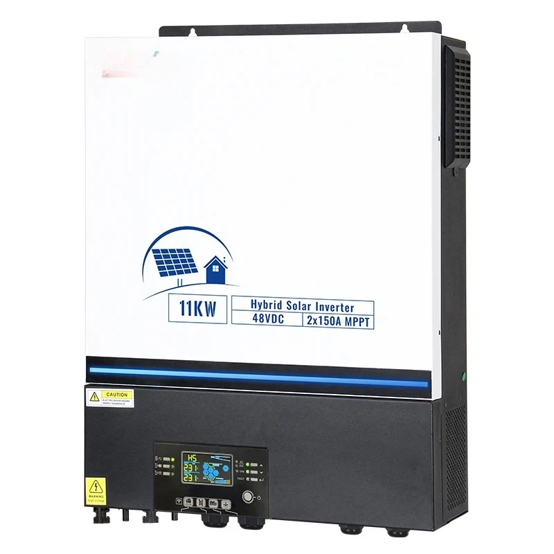 

Параллельный гибридный инвертор мощностью 11 кВт с двойным контроллером заряда солнечной батареи Mppt 2*150A