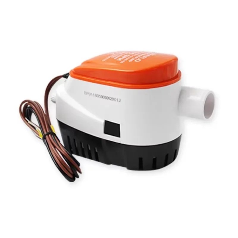 Marine automatic bilge pump 12V24V intelligent self suction seawater resistant pure copper motor submersible pump