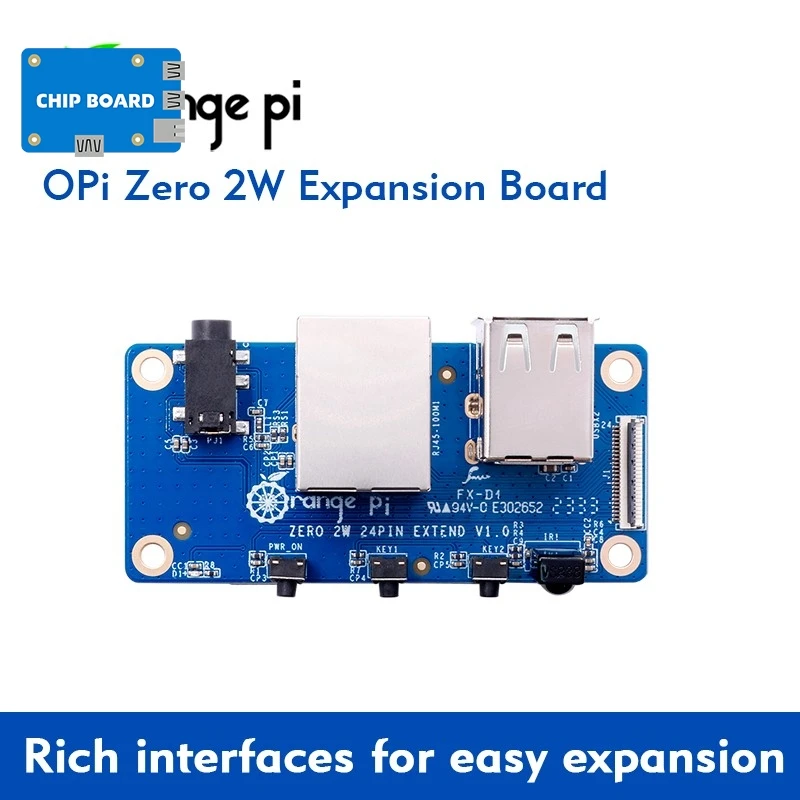 

Orange Pi Zero 2W Expansion board Interface Board Suitable For Orange Pi Zero2 W Board