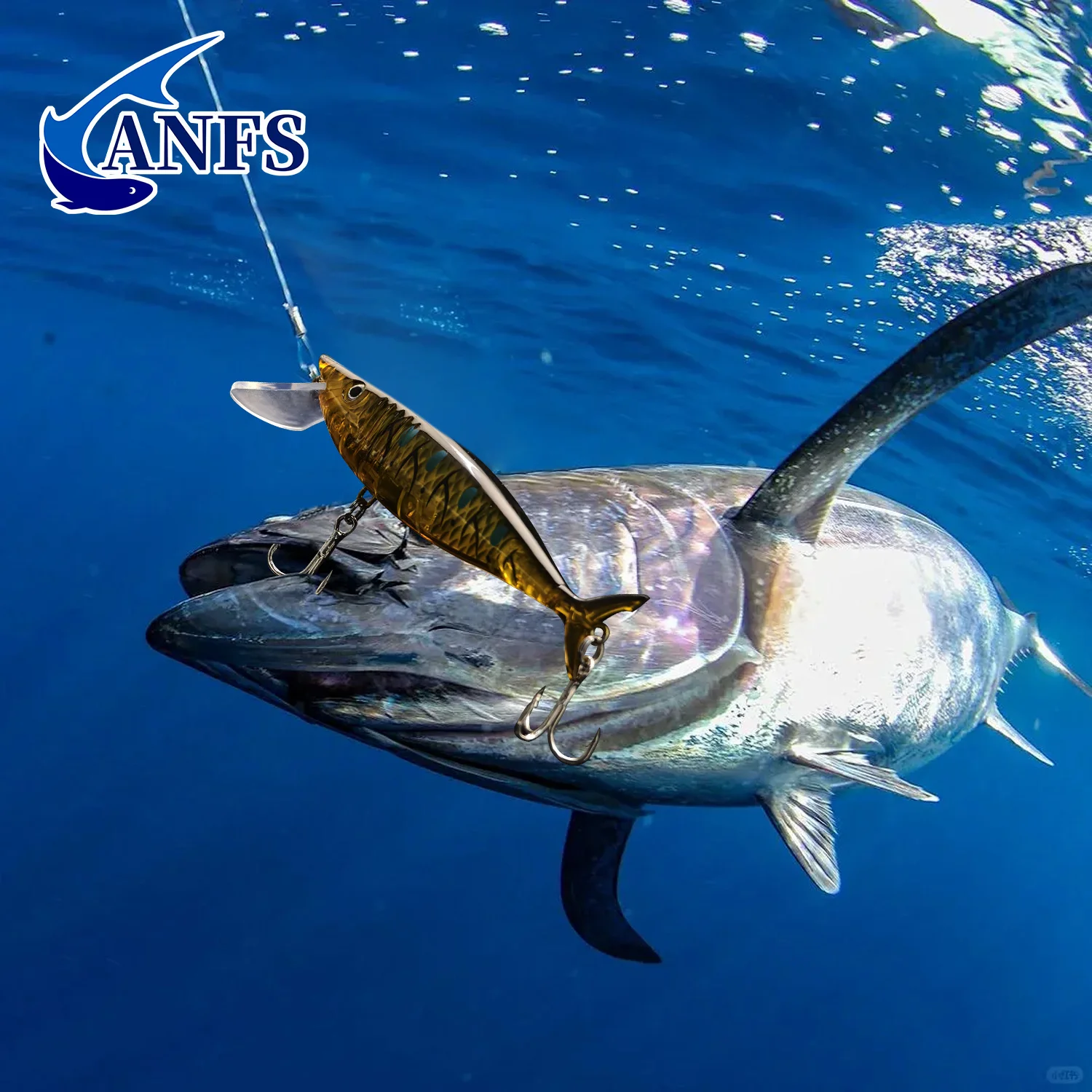 Señuelo artificial tiburón ANFS – Cebo realista agua dulce y salada - imagen 2