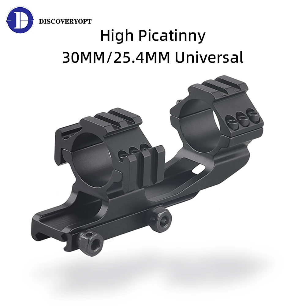 

Крепление для оптического прицела Discovery, 25,4 мм/30 мм, консольное смещение, двойное кольцо для прицела Пикатинни, красная точка, прицел для фонарика, крепление для лазерного прицела