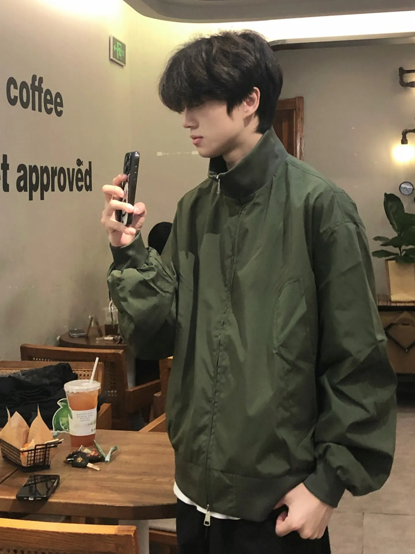 

Мужская бейсбольная жилетка в стиле милитари, с воротником-стойкой, в американском ретро-стиле, для весны и осени, молодежная верхняя одежда