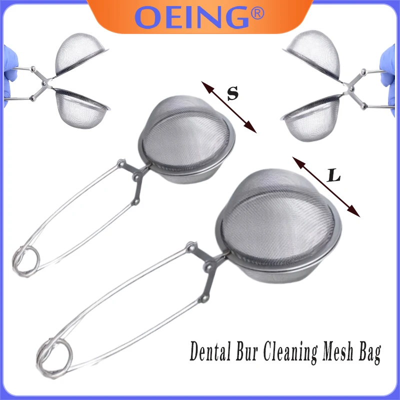 

1Pcs Dental Cleaning Trolley, Needle Net, Filter Net, Trolley Needle Cleaning Tools, Dental Instrument Supplies