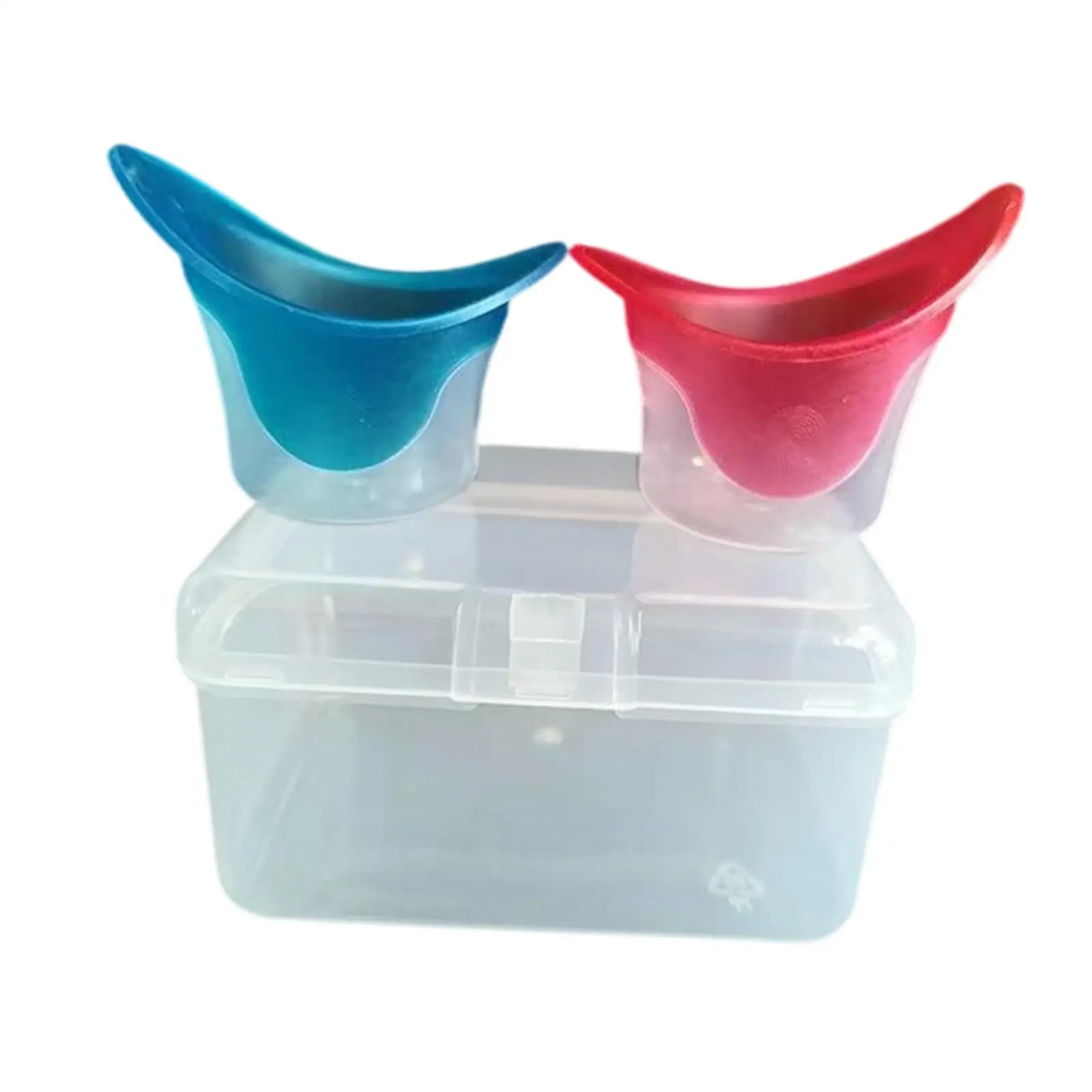 Eye Wash Cups Silicone PP Portable Eye Flush Cleaning Kit with Storage for Home Travel Eye Care