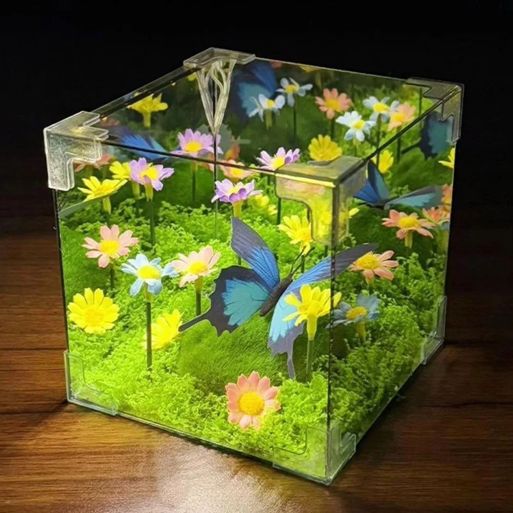 جديد DIY مصباح ضوء الليل اليدوية المنتجات غير المكتملة مواد إضاءة ليلية صغيرة التوصيل والتشغيل أجواء الإضاءة الديكور