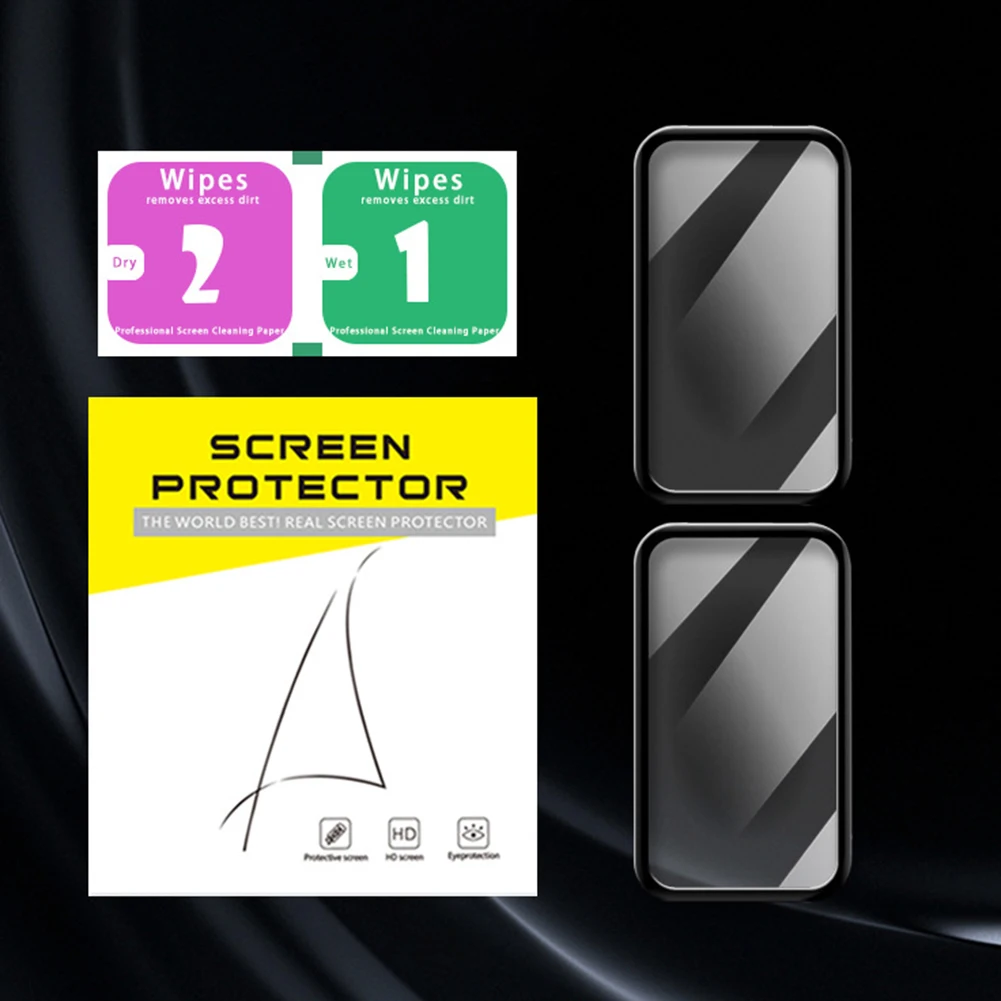 Paquete de 2 protectores de pantalla para Samsung Galaxy Fit 3 2024, película protectora de pantalla antiarañazos, transparente, resistente al agua, TPU/PMMA