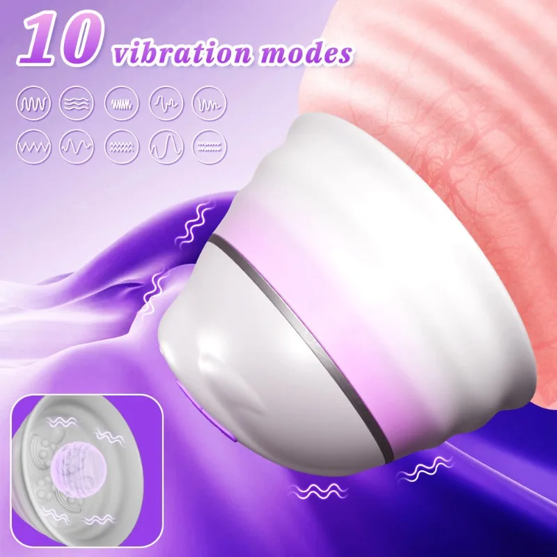 웨어러블 유방 마사지 원격 제어 유방 펌프 진동기 5 빠는 10 진동 모드 젖꼭지 자극 섹스 토이 여성용