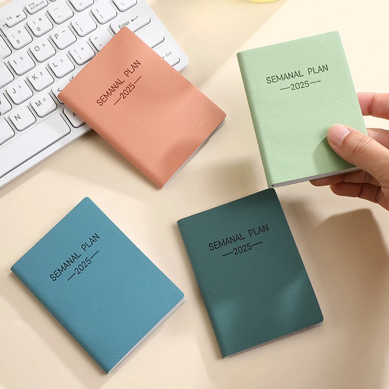 2025 Morandiสีโน้ตบุ๊ค 2025 Agenda BookภาษาอังกฤษTo Do List Plannerพร้อมปฏิทินรายเดือนรายสัปดาห์Daily Planner A7 Notepad