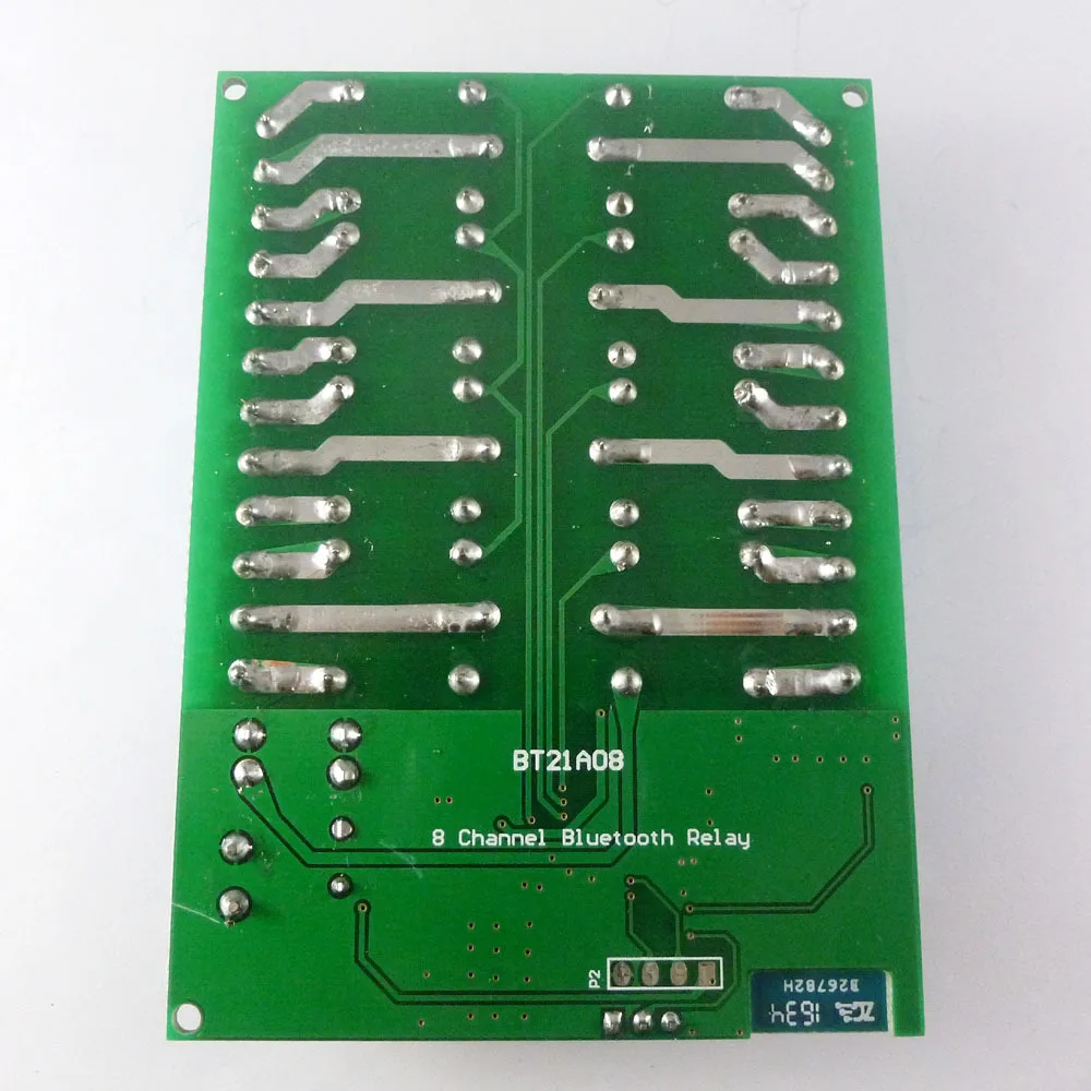 BT21A08 DC 12V 8 Channel Android Phone Bluetooth-compatible Compatible Control Relay Module for Smart Home LED Lighting System