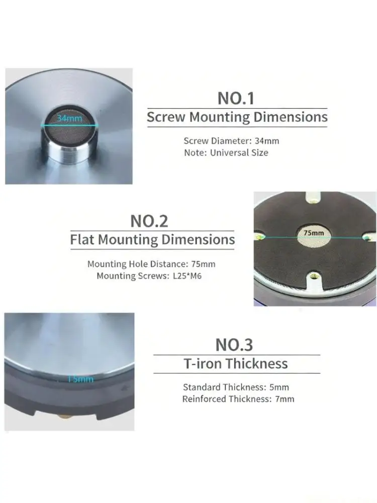 M5TD Excellent 300W Speaker 8ohm Resistance Metal Tweeter Better Sensitivity And Wide Spectrum Output