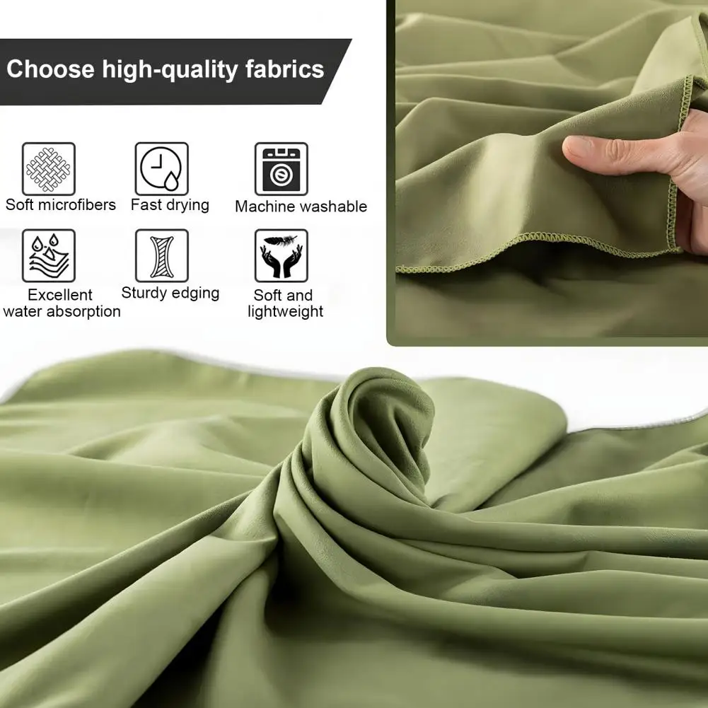 Odor-free Travel Towel Microfiber Towel Absorbent Microfiber Travel Towel Set for Camping Gym Backpacking for Body for Easy