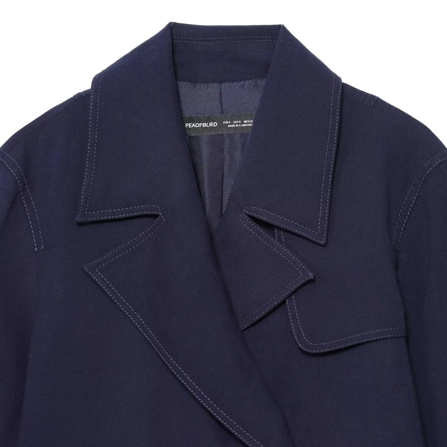 JNLEAOG Damen Faionable Zweireiher ort Jaet Herbst New Sle Design Sensation Vielseitiger Polyesterfasermantel