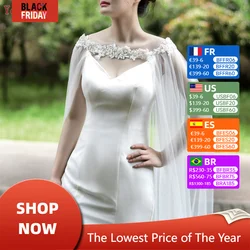 Youlapan G26 Braut Bolero Plus Size Hochzeit Umhang 3m lange Schulter Abdeckung Kathedrale Braut Schal Strass Perlen Diy bridal Cape