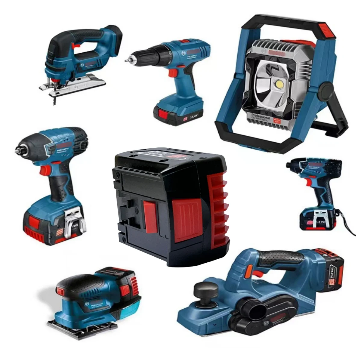 k For Bosch GBH GDR GSR 1080 DDS180 BAT614G BAT607 BAT607G 14.4V 4800mAh Rechargeable Lithium-ion Battery electric drill Battery