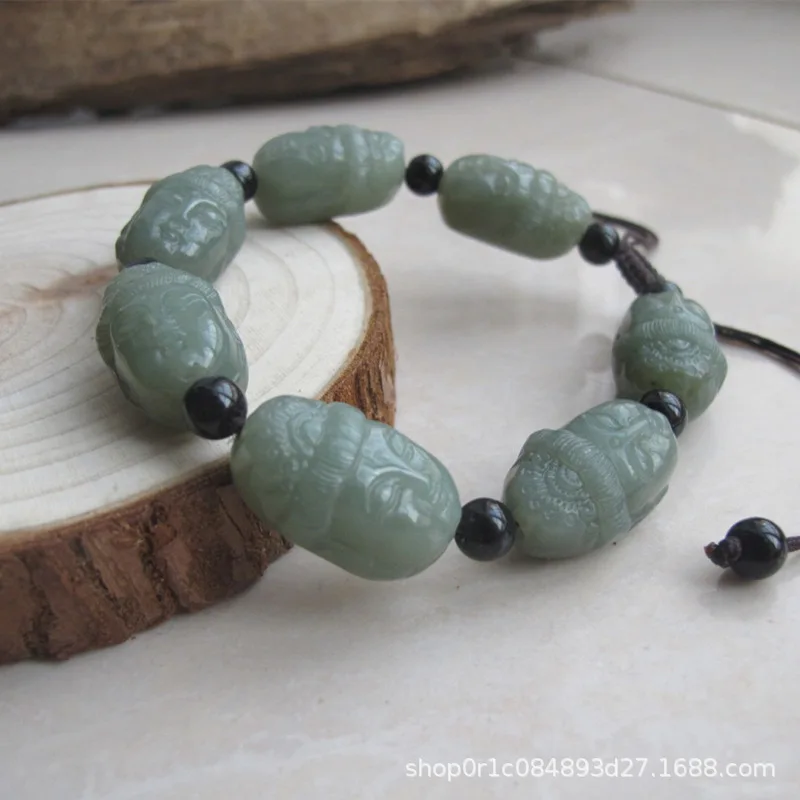 Натуральный-браслет-Гэтянь-из-зеленого-и-белого-нефрита-Гуаньинь-для-мужчин-и-женщин-с-конечным-материалом-Бодхисаттва