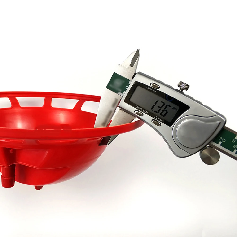 

2pcs Chicken Drinker Automatic Water Feeder Poultry Drinking Bowl Farm Home Use Bird Quail Goose Red Farming Equipment