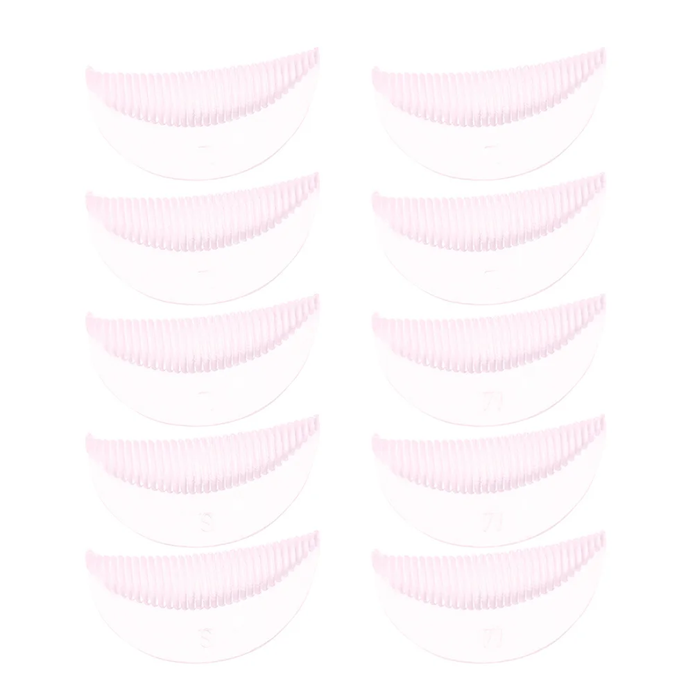 10 paar Wimpern Dauerwelle Kit Silikon Pads Wiederverwendbare Lash Lift Werkzeug Längere Dicker Wimpern Augen Make-Up Wimpern Dauerwelle Kit