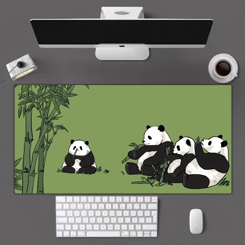 Cute Cartoon Panda Mousepad Mousepad Gamer Mouse Pad Size For Office Long Table Mat