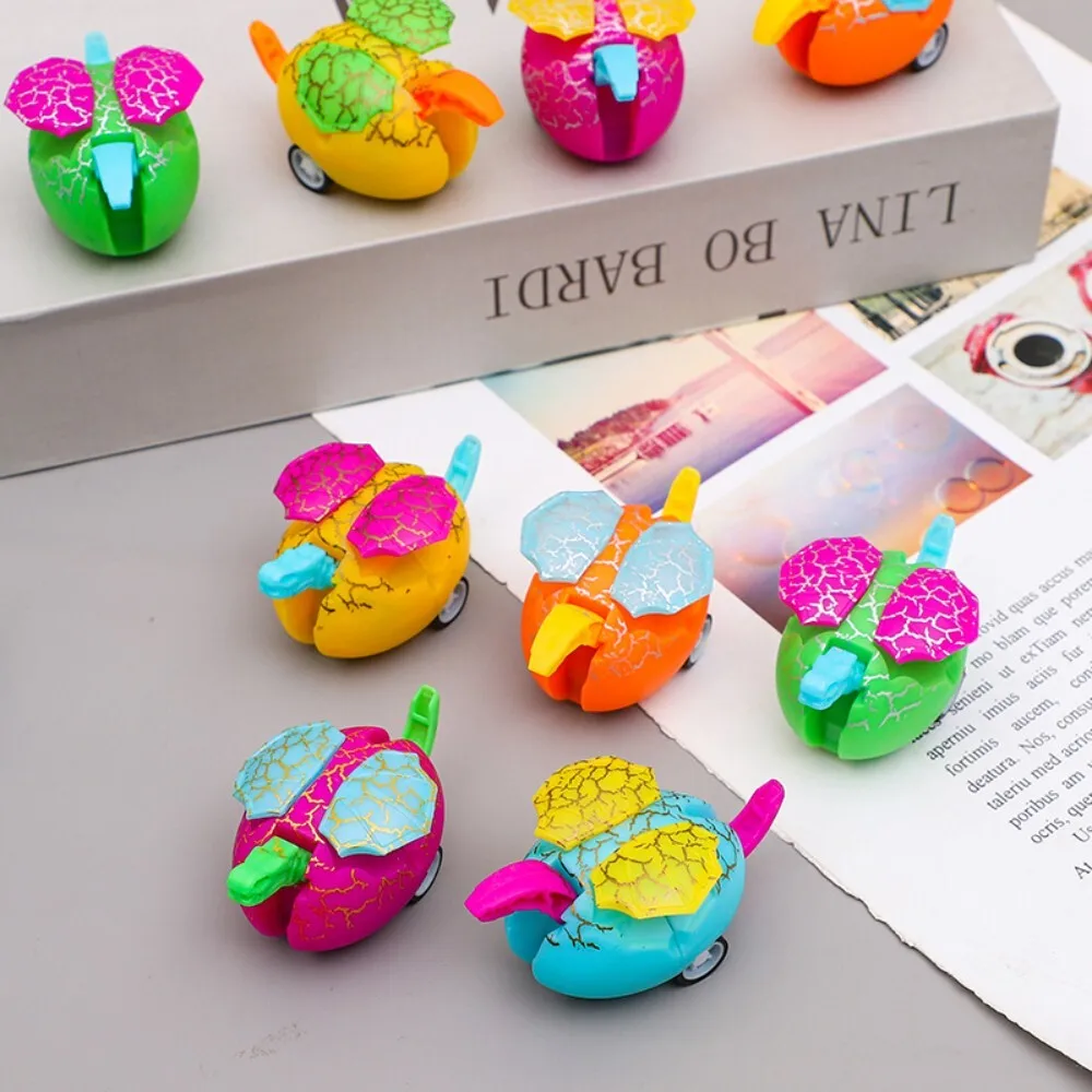 恐竜の卵 変形するプルバック慣性車 教育玩具 子供用 誕生日プレゼント 幼児 就学前学習活動