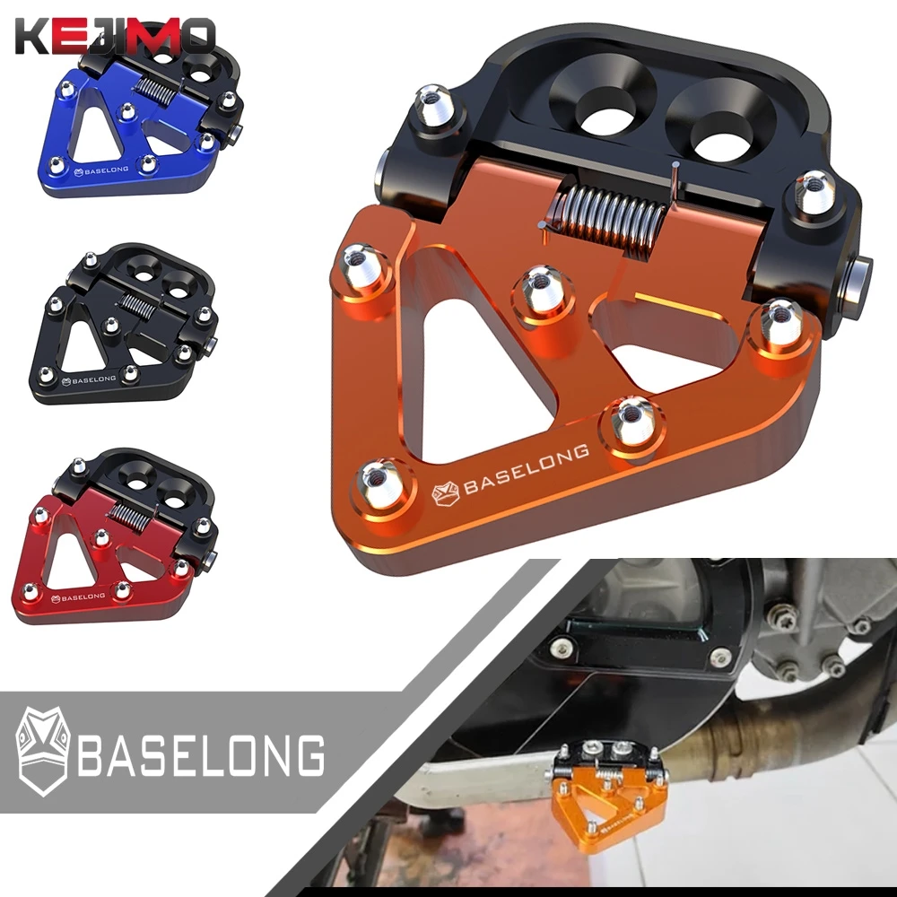 

For Beta RR/RR 125 250 300 2T XTRAINER ENDURO RACE RACING CALIFORNIA FACTORY 2009-2025 Motorcoss Rear Brake Pedal Step Tip Plate