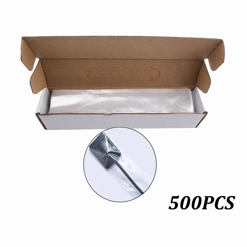 Image of 500 teile/schachtel Einweg Dental Material Poly Pastic Röntgensensor Schutzfolie Abdeckung